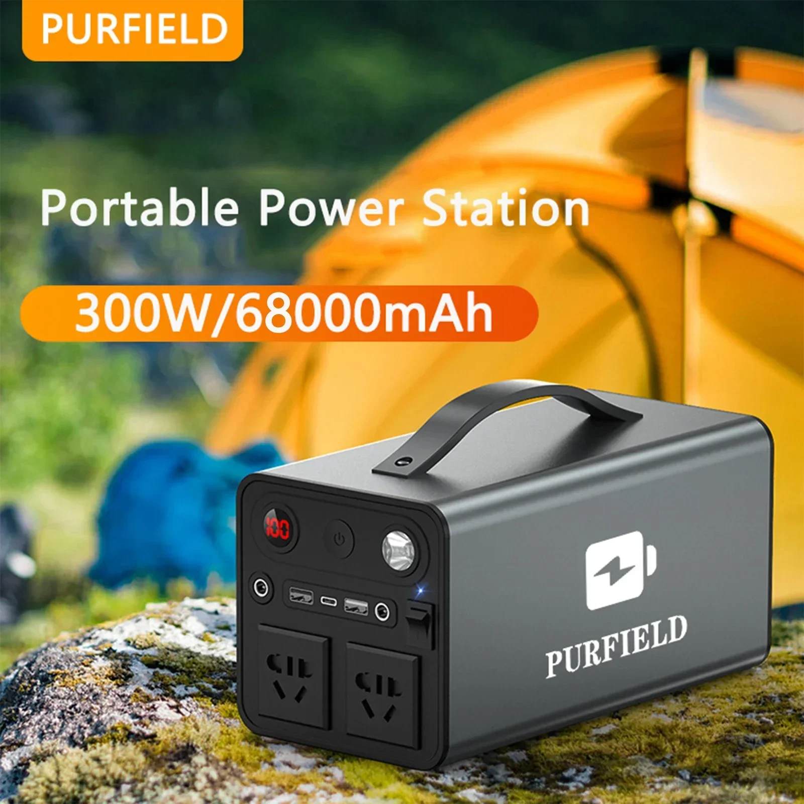 PURFIELD Draagbare Power 68000 - Ac Outdoor Power recensie en prijs