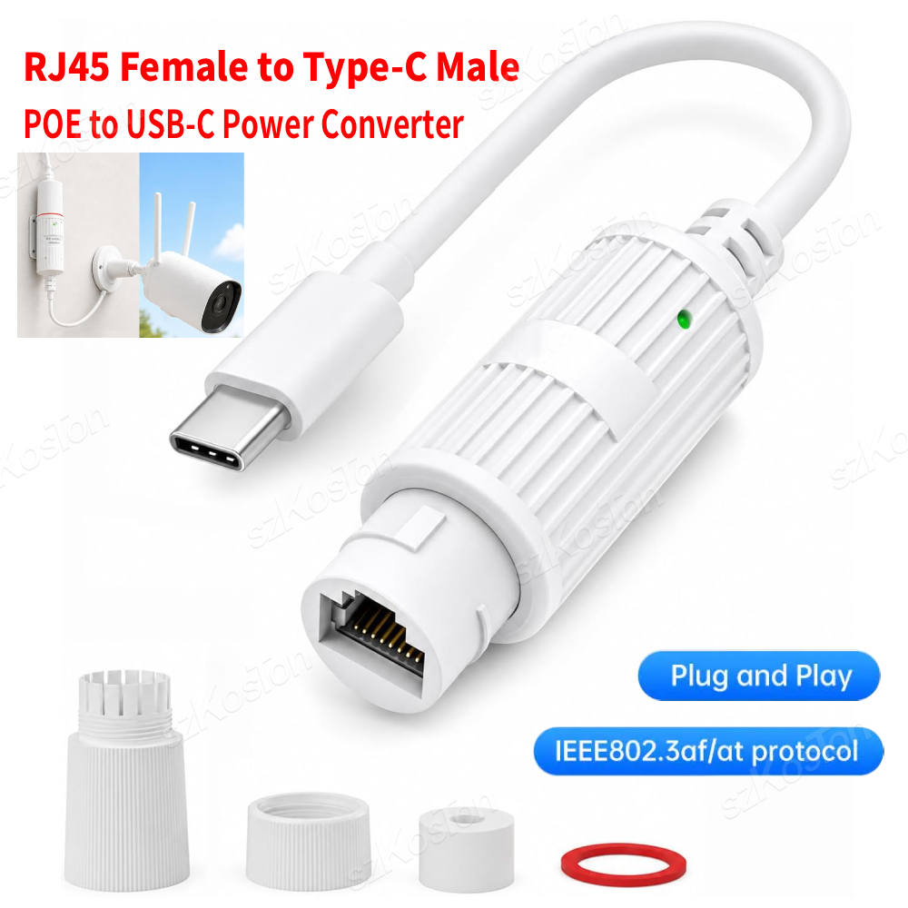 POE naar USB-C stroomconverter - Outdoor Power Adapter Usb C recensie en prijs